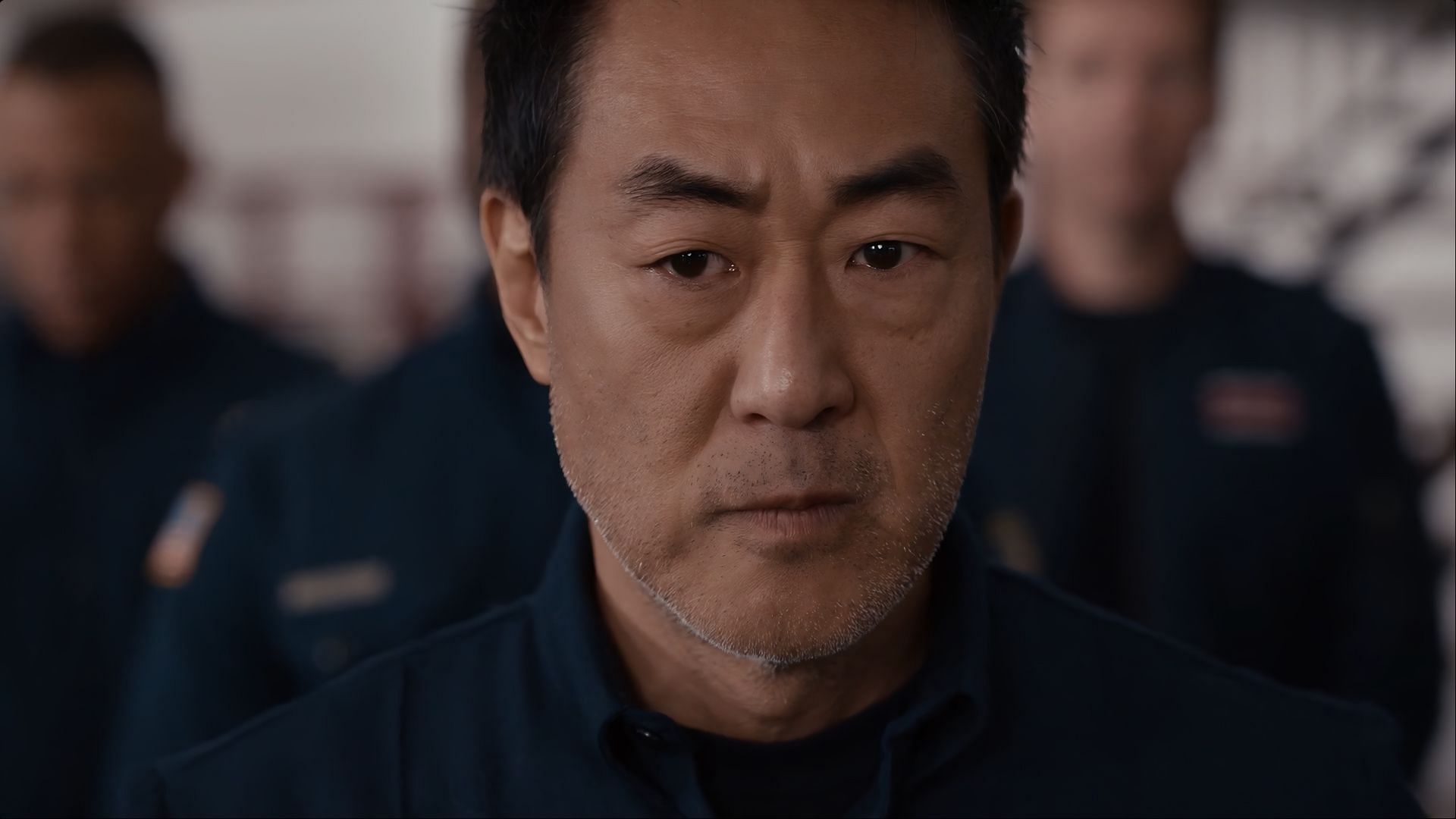 Chimney in 9-1-1 faces one of his most life-threatening challenges yet. (Image via Disney+)